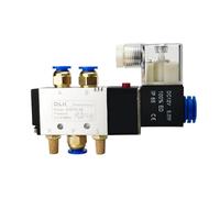 Vanne pneumatique 4V210-08, électrovanne électrique, 5 voies, 2 positions, commande air-gaz magnétique, bobine 12 V, 24 V, 220 V, tuyau