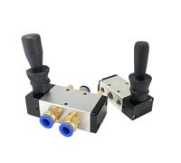 Vanne pneumatique à levier Vanne manuelle pneumatique Électrovanne électromagnétique à 2 positions et 5 ports 4H210-06/08 4H310-08/10 4H410-15(4H310-08,With 4mm Fittings)