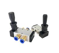 Vanne pneumatique à levier Vanne manuelle pneumatique Électrovanne électromagnétique à 2 positions et 5 ports 4H210-06/08 4H310-08/10 4H410-15(4H410-15,With 4mm Fittings)