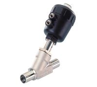 Vanne Pneumatique à Siège Incliné DN 65 NC à Extrémité Soudée Inox - 2000 - 169344
