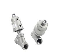 Vanne pneumatique à siège incliné en acier inoxydable 304, 1/2 3/4 1 pouce BSPT femelle, normalement fermée, type Y, 1 pièce(3/4",PLASTIC HEAD_NORMALLY CLOSE)
