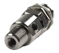 Vanne pneumatique miniature 2/3 voies, 2 positions 3 ports normalement fermée avec bouton poussoir, port fileté M5 × 0,8, pour modèle TAC-3P, argent