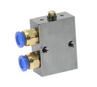 Vanne pneumatique Vanne pneumatique mécanique à action directe 2 positions, filetage femelle 1/4" BSP, S3B-08(S3B-08 PC6mm)