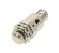 Vanne pneumatique Vanne pneumatique mécanique TAC2-3P N/C, soupape d'échappement 2 positions 3 voies, filetage femelle M5 1/8 mâle, bouton-poussoir à réarmement automatique(TAC2-3P)