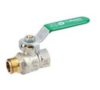 Vanne poignée verte mâle femelle 15/21 - SFERACO - 528004 Gris G