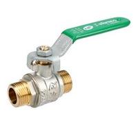 Vanne poignée verte mâle mâle 15/21 - SFERACO - 567004 Gris G