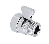 Vanne pour bras de douche - Valve d'arrêt pour robinet d'arrêt de douche en laiton pour robinet de douche en laiton - Valve d'arrêt pour tuyau de douche - Valve d'économie d'eau