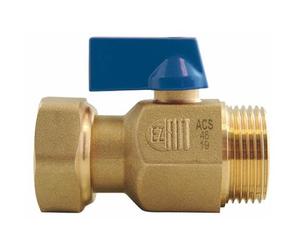 Vanne pour collecteur papillon à écrou libre - rouge - filetage 20X27 EZFITT