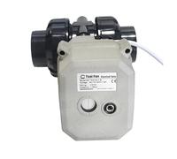 Vanne proportionnelle DN32 en PVC-U 11/4", vanne modulante 0-5 V, 0-10 V ou 4-20 mA, vanne à boisseau sphérique motorisée à commande électrique(Bsp Thread,0-10V)