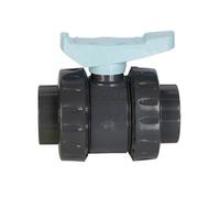 Vanne pvc double union - 50mm pn16 AST50