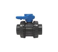 Vanne pvc double union à coller 75mm Fip VIB75C