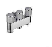 Vanne séparateur d'eau à trois voies en laiton massif avec construction antirouille et design compact pour les espaces de plomberie restreints (B)