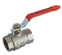 VANNE SPHERE FEMELLE-FEMELLE PASSAGE INTEGRAL POIGNEE ACIER 26X34 580006