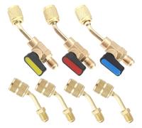 Vanne sphérique R410A cuivre 1/4" Kit adaptateur