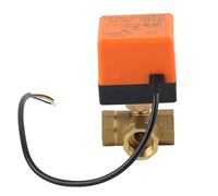 Vanne Thermostatique Connectée DN20 G3 / 4 en Laiton, Robinet Motorisé 3 Voies DC24V - Haute Précision Sans Fuite, Économie d’Énergie, Installation Murale Facile