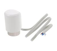 Vanne Thermostatique de Radiateur Actionneur Électrique | Réglage Précis Température, Usage pour Chauffage Central et Plancher Chauffant, Plastique et Métal, Blanc