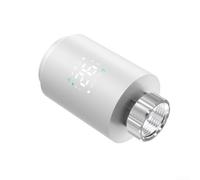 Vanne Thermostatique Smart pour tuya pour zigbee Programmable(White) | Contrôle via app TuyaSmart, compatible Zigbee, ajustement température à distance, interface intuitive, mise à jour firmware
