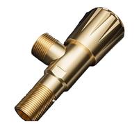 Vanne triangulaire en laiton, sans fuite et Durable-prend charge la sortie d'eau, port de connexion G1/2(J1PC)