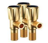Vanne triangulaire en laiton, sans fuite et Durable-prend charge la sortie d'eau, port de connexion G1/2(J3PC)