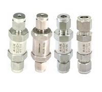 Vanne unidirectionnelle en acier inoxydable 316, Tube adapté OD 1/8 "- 1/2" 3-16mm, clapet anti-retour, raccord de virole, gaz, huile, eau(1/8")