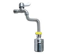 Vanne, vanne à flotteur, vanne à flotteur 1/2" + tuyau ondulé de 20 cm/30 cm/60 cm + robinet, vanne flottante de réservoir d'eau à arrêt de remplissage automatique, tuyau ondulé de 20 cm/30 cm/60 cm d