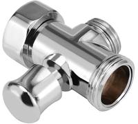 Vanne, vanne d'arrêt, 3 voies salle de bain toilette bidet 3/4'' et 1/2'' vanne de dérivation de douche pomme de douche for toilette bidet douche salle de bain outil