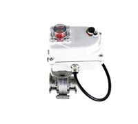 Vanne Vanne électrique en acier inoxydable, 19/25/32/38/51/76mm, vanne sanitaire motorisée à pince, Mini moteur 220vac(51mm x Ferrule 64)