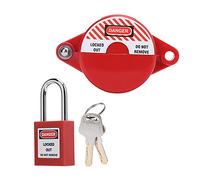 Vanne verrouillage, dispositif verrouillage la porte de 1/2 pouce avec garniture de sécurité Maison gaz liquéfiée du sol chauffage du sol Interrupteur vidange adapté à toutes