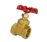 Vannes à guillotine à deux voies en laiton à filetage femelle vers femelle 1/2" 3/4" 1'' DN15 20 25 vanne de commutation de vanne d'eau vannes à guillotine à filetage interne(DN15,Heavy)