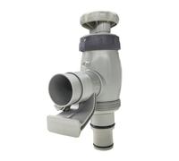 Vannes à piston avec support - Connexion optimale du tuyau de piscine au sol - Contrôle efficace des flux d'eau pour pompes filtrantes - Fournitures de piscine extérieure