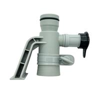 Vannes à piston Piston Piston Piscine hors sol - Pièces de rechange solides et durables pour piscine familiale, adaptateur de tuyauterie solide avec support de montage, accessoire d'entretien