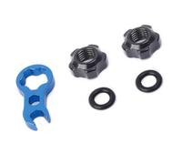 Vannes à tube intérieur pour vélo avec clé à molette de vélo à vide pour pneu de vélo antivol de buse à vide Enduring Bike Vis de col