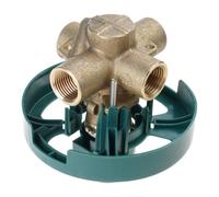 Vannes cachées domestiques avec arrêts Installation en laiton Pomme de douche Facile à installer Vannes équilibrées en laiton avec arrêts