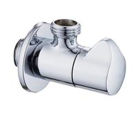 Vannes d'angle résistantes à la pression et aux hautes températures, installation facile, filetage standard G1/2, valves anti-fuite pour plomberie, butée d'angle en laiton robuste