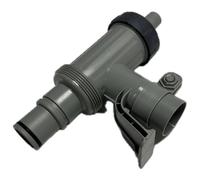 Vannes d'arrêt de piscine - Adaptateur d'arrêt de piston robuste - Adaptateur de tuyau de piscine pour raccordement d'eau - Pour débit d'eau et fermeture en extérieur, piscine et maison