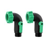 Vannes d'arrêt de tuyau d'arrosage résistantes aux intempéries - Adaptateur facile à tourner pour petit espace - Mise à niveau du connecteur pour tuyaux de bateau