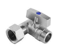 Vannes d'arrêt générales 1,27 cm filetage Répartiteur d'eau Vannes mises à niveau pour connecter les systèmes de bidet, toilettes et lave-vaisselle