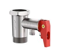 Vannes de chauffage d'eau universelles en laiton 1,27 cm Régulateur de chaudière électrique pour systèmes de chauffe-eau