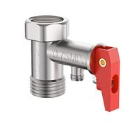 Vannes de chauffe-eau universelles en laiton - Vannes de décharge de pression de 1,27 cm - Régulateur de chaudière électrique