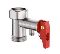 Vannes de chauffe-eau universelles en laiton - Vannes de décharge de pression de 1,27 cm - Régulateur de chaudière électrique