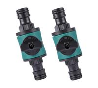 Vannes de contrôle de débit rapide ABS Raccord rapide pour robinets extérieurs systèmes d'arrosage et raccord de tuyau 1 paire d'irrigation Raccord rapide