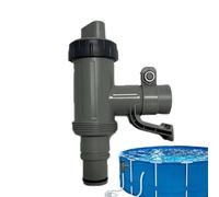 Vannes de piscine - Bouchon de piscine hors sol, vanne à piston durable | Résistant aux fuites, installation simple, pour piscines, support de rechange pour tuyaux de piscine extérieur