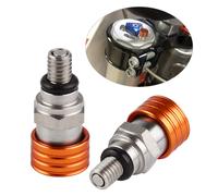 Vannes De Purge D'air De Fourche De Motocross M4x7mm Pour 85 125 144 200 250 300 350 450 Exc Xc Xcw Vanne De Purge À Vis Noir