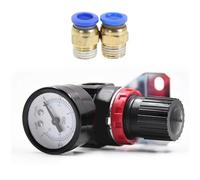 Vannes De Régulation De Pression De Haute Précision Pour Pompes À Air Ateliers De Réparation Automobile Avec Interfaces PT1/4 PT3/8 PT1/2 Et Régulateur De Haute Précision À Tube De 8 Mm