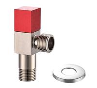 Vannes de régulation d'eau pratiques - Arrêt d'angle fiable - 1/4 - Pour cuisine, salle de bain et toilettes - Pression et résistance aux fissures