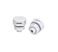 Vannes De Ventilation Étanches En Nylon M6 * 0.75, Bouchon Protection À Visser, Reniflard Plastique E-PTFE(Whitewith Locknut,M32X1.5-4PCS)