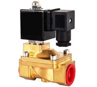 Vannes d'eau normalement fermées haute pression 16 bar Électrovanne à membrane pilote AC 220 V DC 24 V(1/2",DC 24V_EPDM 130 CELSIUS)