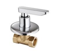Vannes d'eau robustes en alliage d'aluminium DN15 à filetage femelle NPTs pour une utilisation à long terme dans une vie verte, économie d'espace, vannes d'installation facile