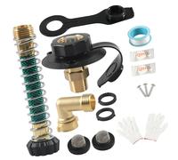Vannes d'entrée d'eau anti-refoulement avec tuyau de connexion de 60 PSI pour camping-cars et camping-cars