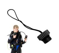 Vannes DIN | Régulateur de réservoir Sscbba | Bouchon anti-poussière de plongée avec corde | Bouchon de protection de réservoir industriel DIN pour équipement de cylindre de plongée sous-marine